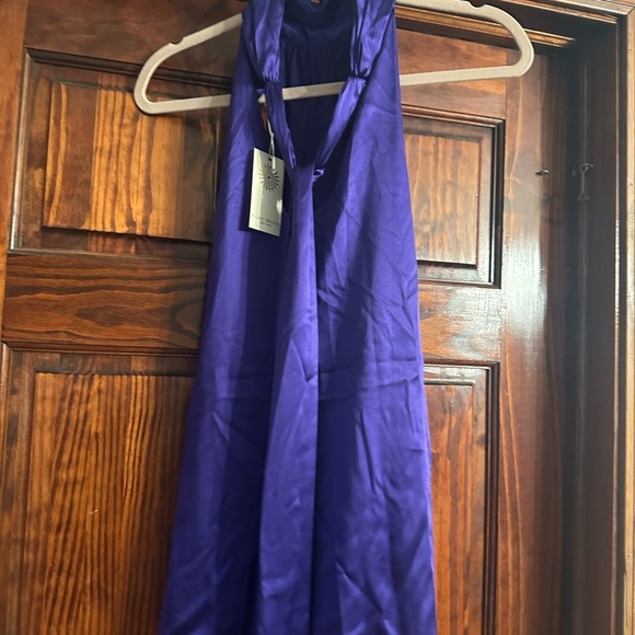 Ramy Brook Deep Purple Satin Dress - Picture 3 of 6